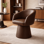 1 / Chocolate Brown Leatherette
