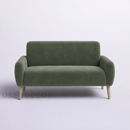 Viona 57" Loveseat- Mid Century Modern Upholstered 2 Seater Sofa for Living Room, Hotel or Bedroom