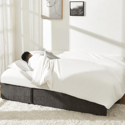 Tuscany Sleeper Sofa- Convertible Sofa Bed with Pull Out Couch with Storage Space for Bed Room, Guest Room or Living Room - Uber Decor