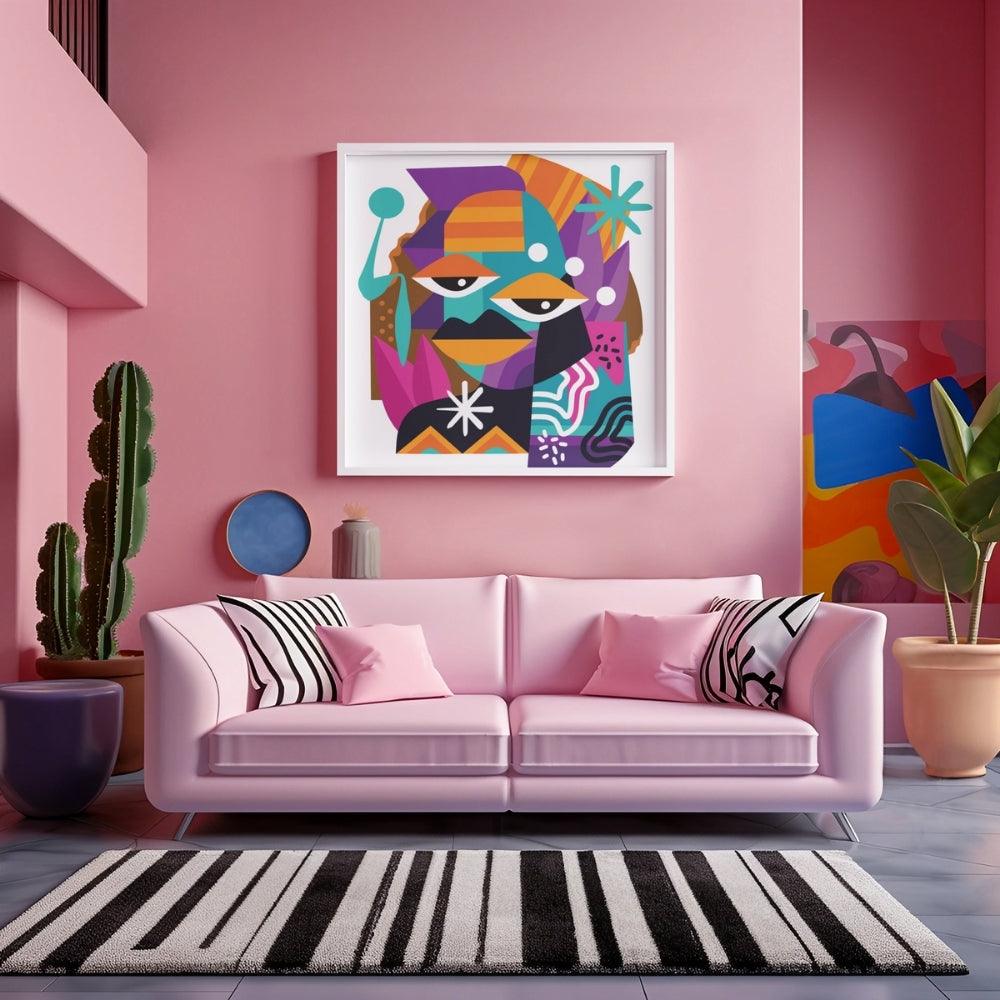 Cubista - Character Illustration Abstract Wall Art - Uber Decor