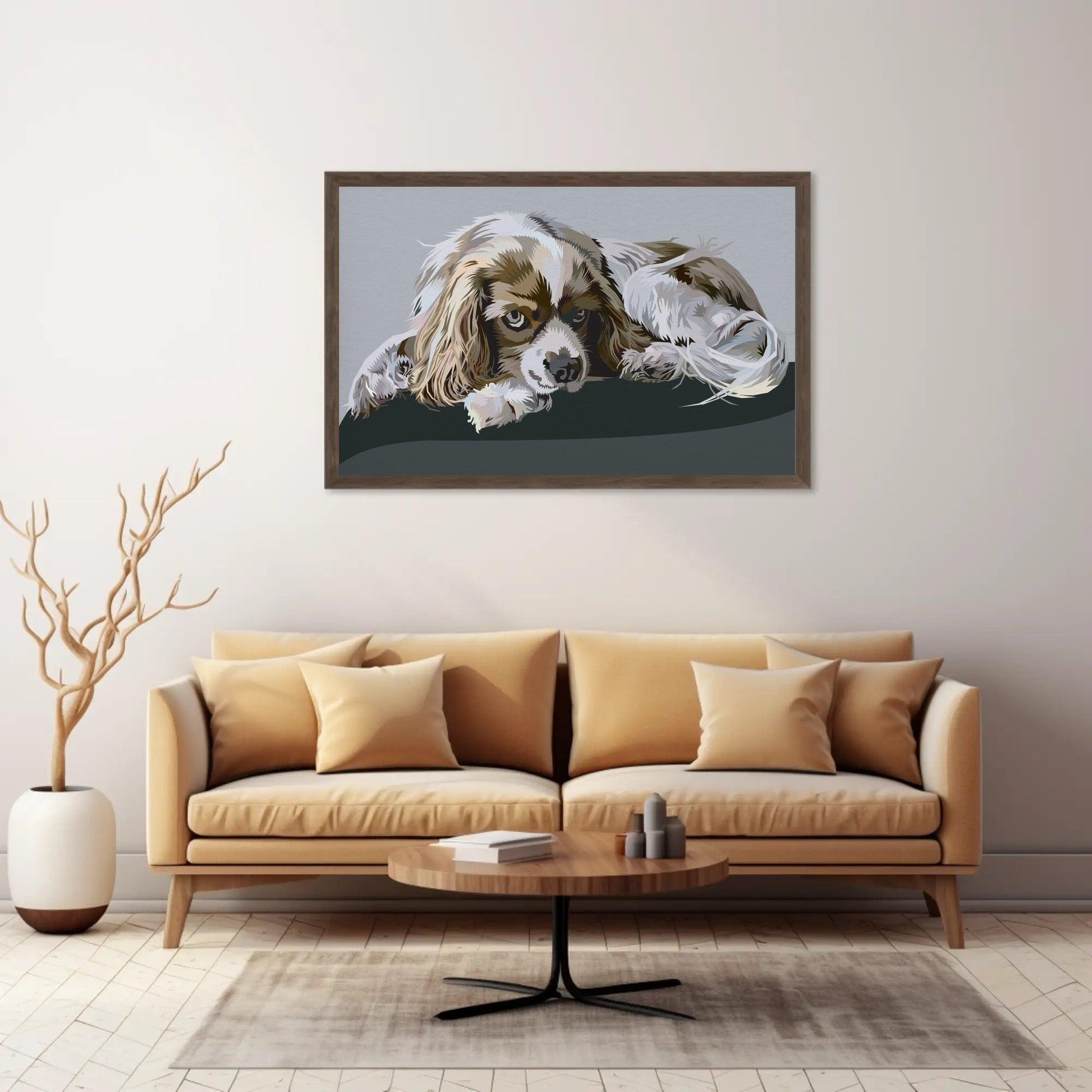 Cute Beagle Dog Animal Wall Art - Uber Decor