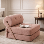 Dusty Rose Textured Boucle