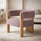 Mauve Jute-Linen