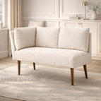 Cream Fuzzy Boucle