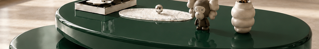Clyde Fold Forest Green High Gloss End Table – Ready to Dispatch Nordic Accent Table