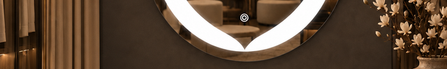 Amoura Heart Design led mirror- 3-colour front lit or backlit touch button LED frameless bathroom vanity mirror