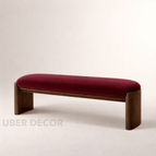 Burgundy Wine Suede Velvet