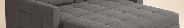 Buenos Sleeper Sofa Bed- Small Compact 3 in 1 Sleeper Sofa for Small Living Room or Guest Room