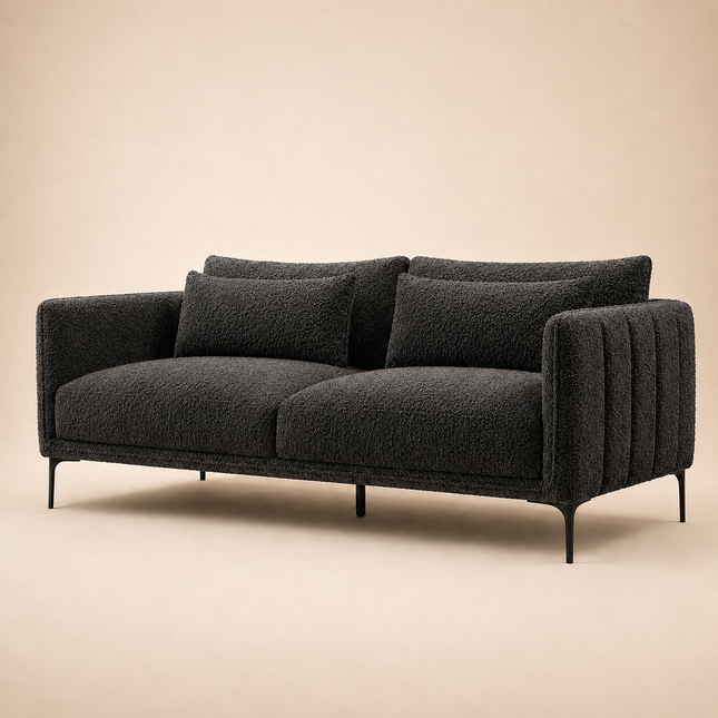 Amelise 84" Sofa- Contemporary Upholstered Extra Wide Couch for Office, Living room
