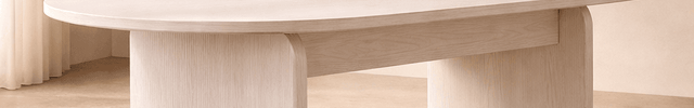 Aveline Flute Oval Dining Table Scandinavian Japandi Design Fluted Base Legs Ideal for Dining Room