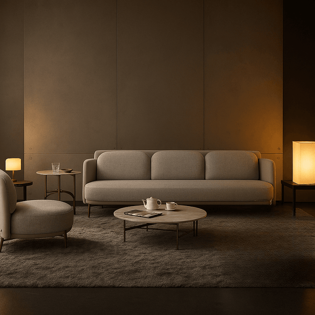 Parisian Dream Couch- Contemporary & French Country Style - Luxury Sofa Set