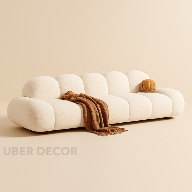 Tartu 3-Seater Nordic Wood Frame Sofa β Luxury Minimalist Couch for Reading Nooks, Living Rooms, and Home Decor