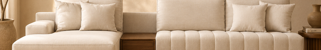 Hanover Luxury Modern Sectional Sofa with Chaise Lounge and Wooden Storage Platform Customisable Designer Sofa for Living Room