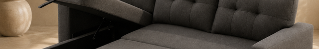 Savannah Sectional Sofa with Storage- Reversible Pull Out Couch Sofacum Bed for Living Room