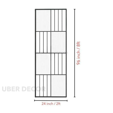 NOIRIS Stainless Steel Glass Room Divider Floor To Ceiling Partition For Bedroom Living Room And Passage