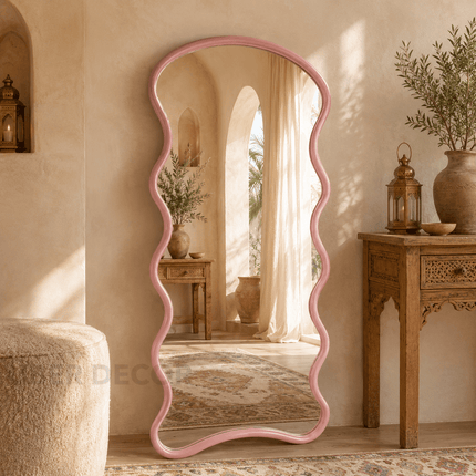 Medina Moroccan Full Length Floor Mirror – Bohemian Style Mirror for Bedroom