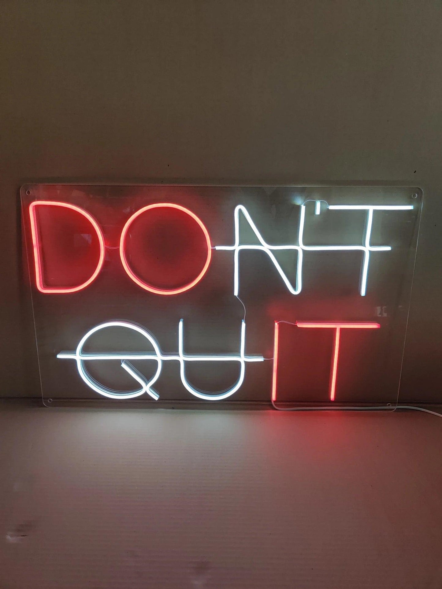 Don't Quit Neon Sign - Uber Decor