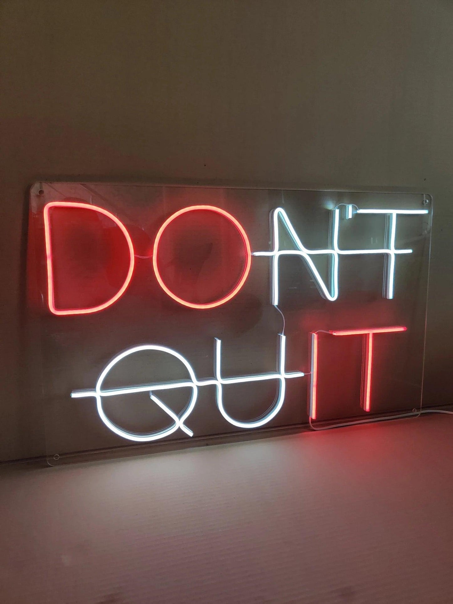 Don't Quit Neon Sign - Uber Decor