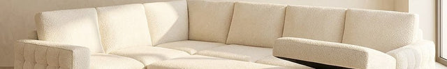 Florence Sectional Sleeper Sofa- 6 Seater Convertible Sofa with Pull-Out Bed with Storage for Living Room and Guest Bedroom