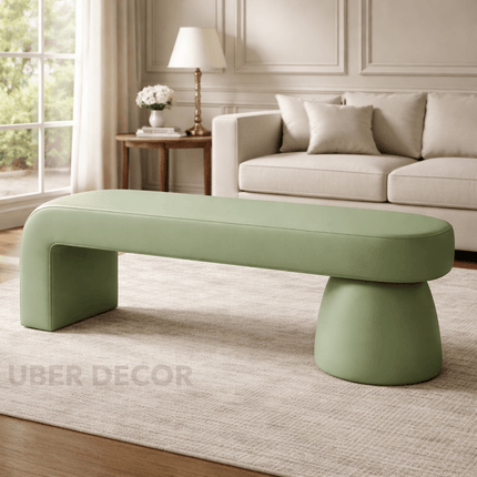 Modora Pop – Sculptural Luxury Bench with Bold Contemporary Form | Designer Shoe Changing Stool for Bedrooms, Cloakrooms, or Retail Interiors