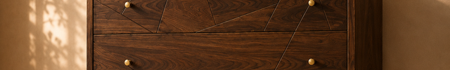 Linea Luxe Modern Minimalist Solid Wood Chest of Drawers Ideal for Bedroom, Living Room & Entryway