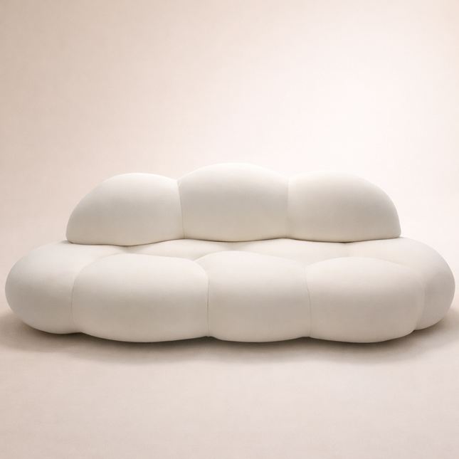 Tampere Modern Nordic Bean Bag Sofa – Italian-Inspired Minimalist Lounge Seating for Living Room or Studio Spaces