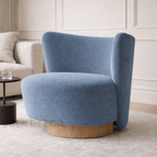 Steel Blue Suede Velvet