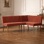Clay Red Suede Velvet