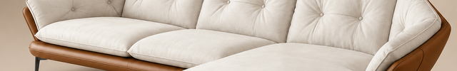 Troy Japandi Wabi Sabi Modern Sofa with Lounger, Luxury Sectional Sofa Couch for Living Room