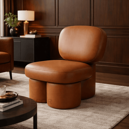 Prism Rest Kids Room Chair Mid Century Modern Scandinavian Inspired Upholstered Fixed Base Creative Chair Living Room and Bedroom