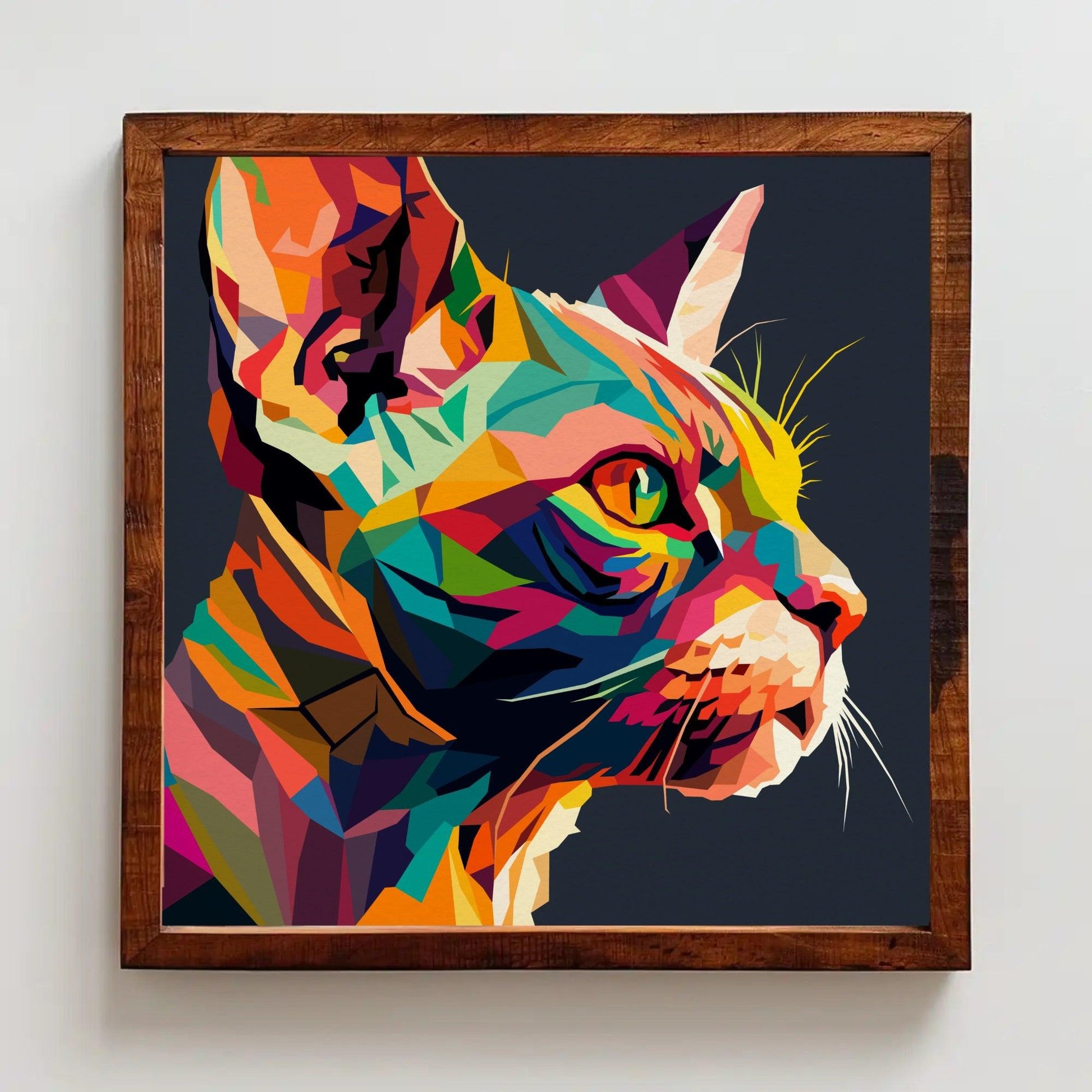 Enchanting Cat Print Animal Wall Art - Uber Decor