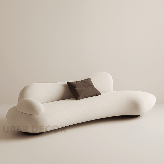 Villeta Nordic Lazy Living Room Sofa Set β Designer Double Sofas, Armchair & Puffs for Modern Lounge DΓ©cor