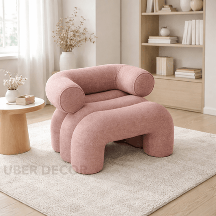 Cloudora Bold Form Customisable Postmodern Accent Chair Contemporary Sculptural Lounge Living Room Bedroom Furniture