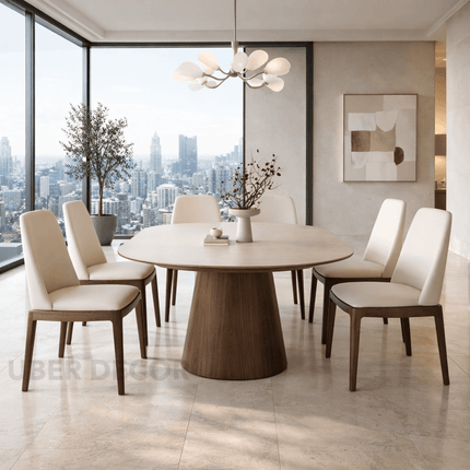 Havenmere Dining Table– Japandi  Inspired Elegance Meets Modern Comfort