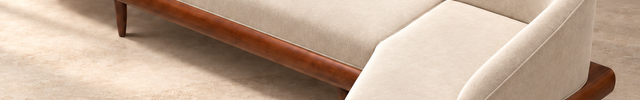 Dallas 4-Seater Modern Sectional Sofa Wooden Base Neutral Upholstered Couch for Living Room