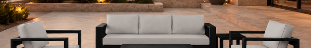Patiora Luxury Outdoor Sofa & Armchair Set for Terrace, Courtyard & Rooftop Patio | Uber Decor