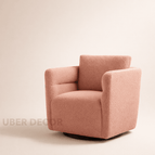 Rose Pink Textured Boucle