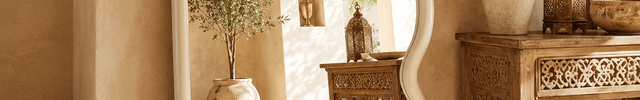 Zafira Wavy Full Length Floor Mirror – Decorative Moroccan Standing Mirror