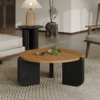 Natural Teak with Black Oak