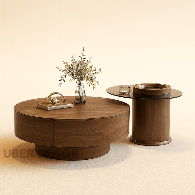 Tagus Nero Italian Minimalist Coffee Table – Unique Nordic-Inspired Design for Modern Living Rooms