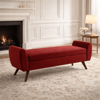 Burnt Cherry Suede Velvet