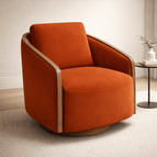 Burnt Sienna Suede Velvet
