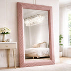 Dusty Blush Pink Suede Velvet