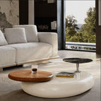 Ivory with Teak Brown Accent