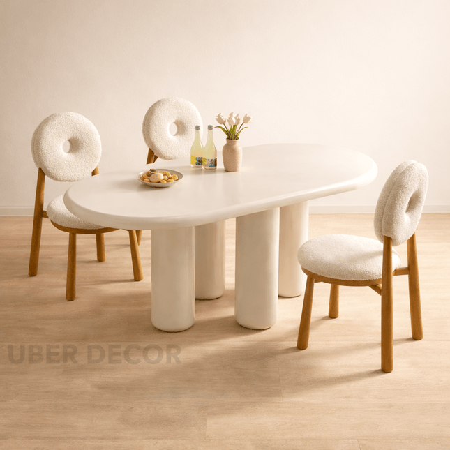 Hearthome Nordic Modern Dining Table– Cozy Contemporary Elegance for Dining Spaces