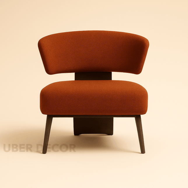 Modena Eleganza – Italian Minimalist Fabric Lounge Chair for Living Room & Leisure Spaces