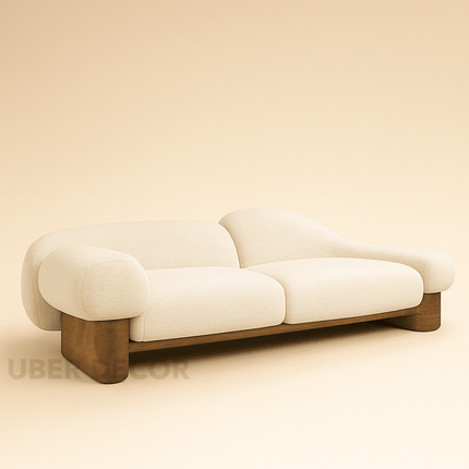 Auckland Designer Sofa Modern Japandi Luxury Couch with Asymmetric Arms