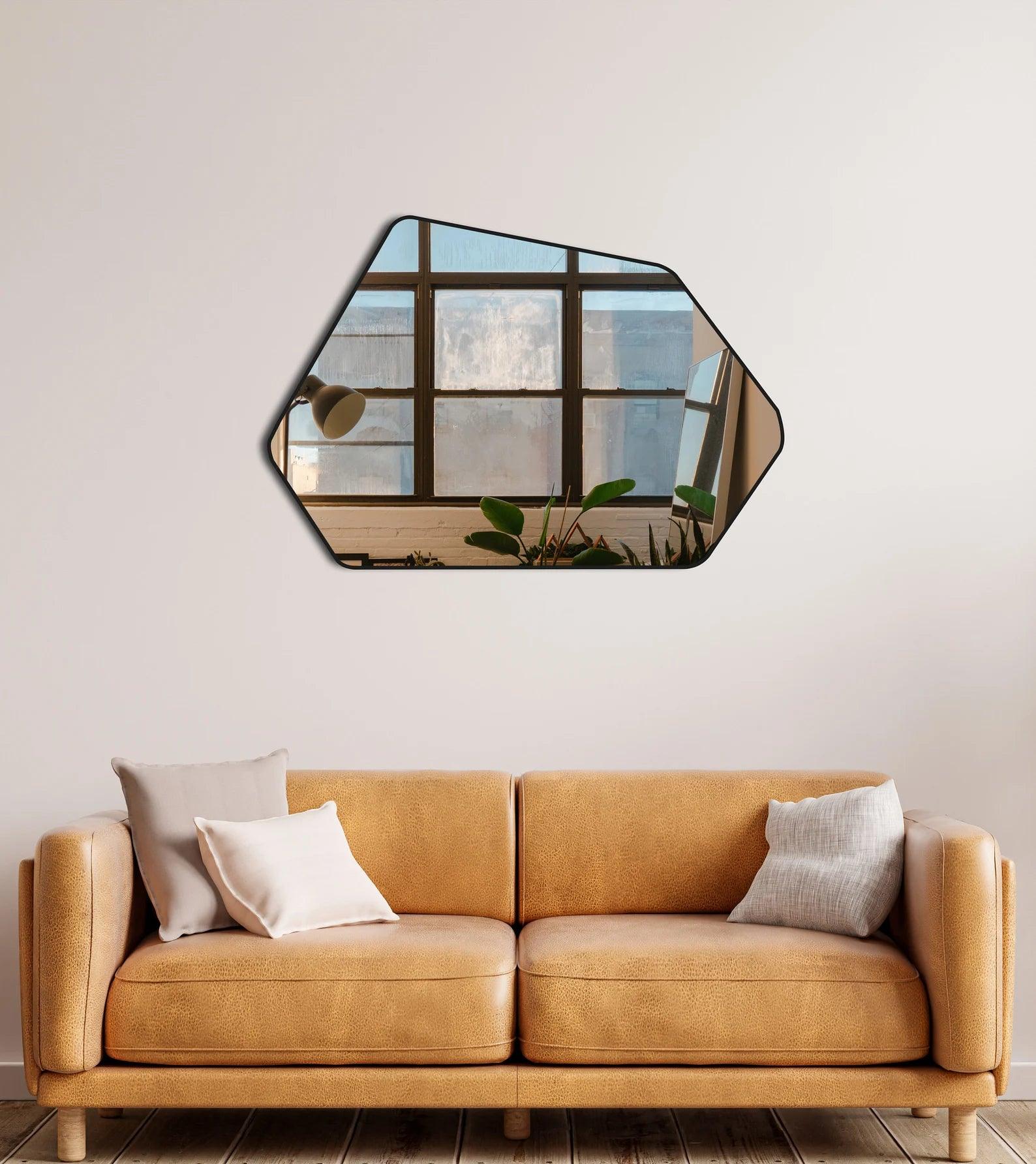 Geometric Wall Mirror Set – Modern and Stylish Home Decor - Uber Decor