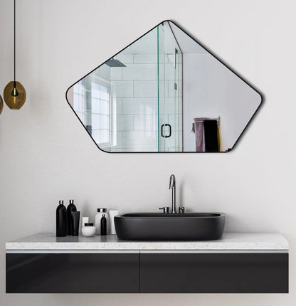 Geometric Wall Mirror Set – Modern and Stylish Home Decor - Uber Decor