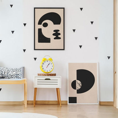 Geometrie Minime - Minimal Geometric Abstract Wall Art - Uber Decor